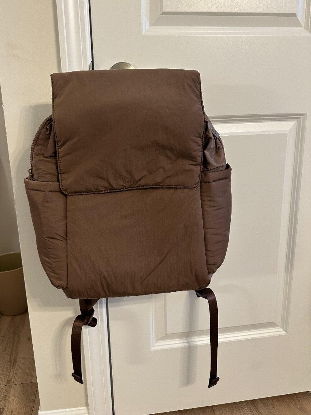 CALPAK Diaper Backpack with Laptop Sleeve in Hazelnut in Hazelnut - Picture 4 of 9